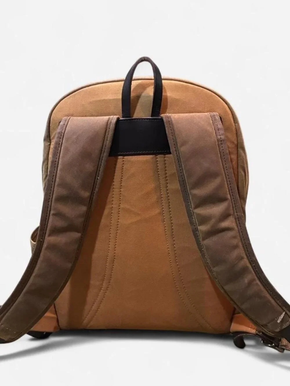 Thursday Boot Co Waxed Canvas Leather Adventurer Backpack Brown $295 MSRP